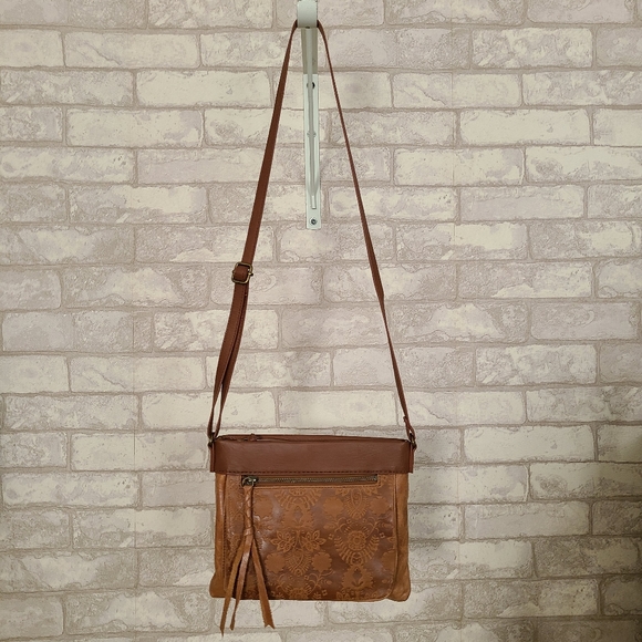 The Sak Sanibel Floral Embossed Crossbody Bag - Picture 2 of 5